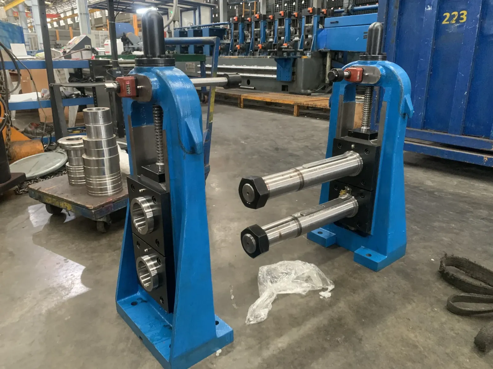 Custom steel roller tooling